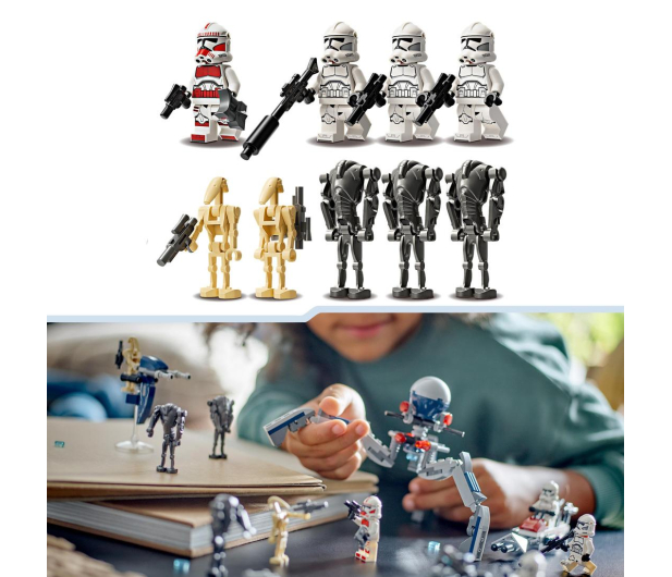 LEGO Star Wars™ 75372 Zestaw z żołnierzem armii klonów i droidem - 1203565 - zdjęcie 6